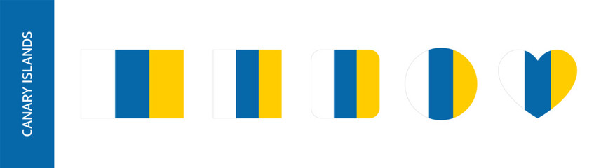 Flag of Canary Islands autonomous community, Spain