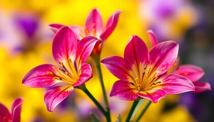 Naklejka premium purple crocus flowers