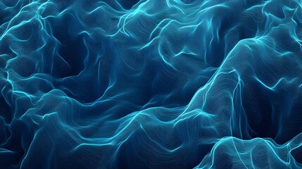 Obraz premium Abstract Blue Digital Wave Background Texture Design Modern Elegant Flowing Lines Pattern Digital Art Graphic Illustration for Web Banner Website Design 