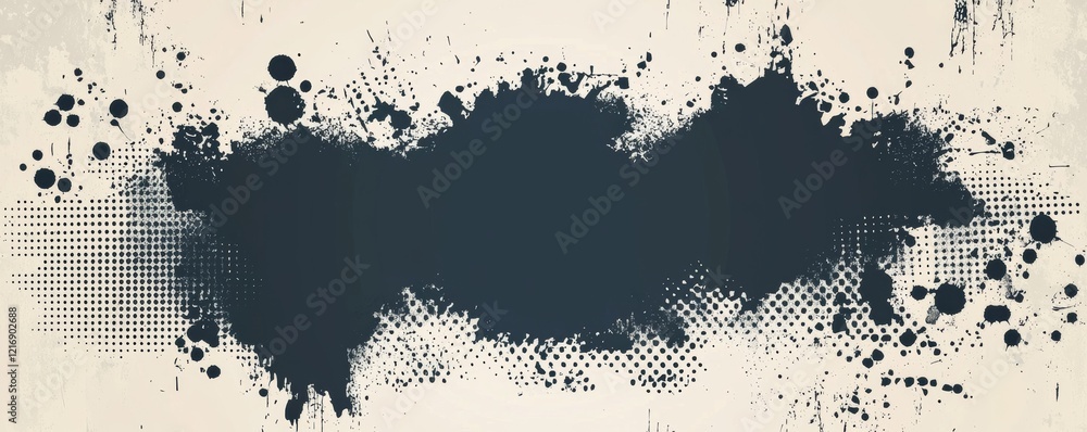Poster glitch distorted grungy shape. noisy grainy texture. textured and glitched forms. grunge aesthetics.