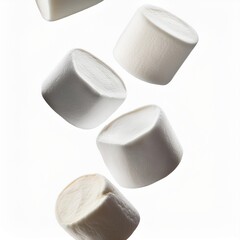 marshmallows isolated