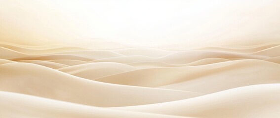 Obraz premium Soft beige gradient background. Soft neutral liquid wallpaper. Universal nude texture ideal for banners, flyers, and presentations. Abstract blurred backdrop cover. Modern illustration
