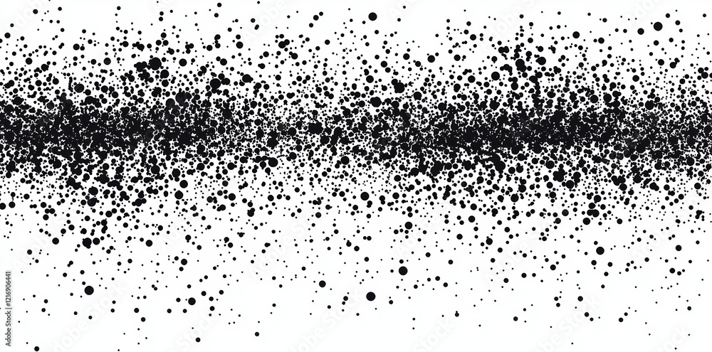 Poster monochrome noise dots form a seamless pattern