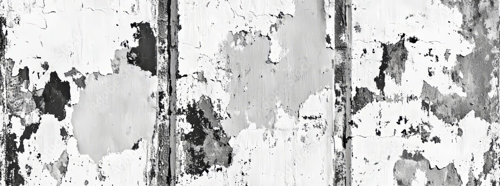Poster rubbed aged texture featuring a halftone raster pattern. monochrome dust or dirt noise and printing 