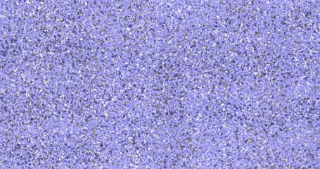 Blue background with white and black flecks resembling the texture of marble chips.