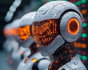 Robotic Exosuits Optimizing Futuristic Warehouse Logistics and Inventory Management