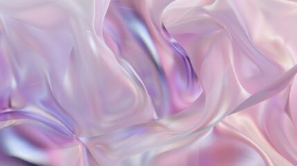 Obraz premium A soft, flowing abstract design with pastel colors, creating a dreamy and ethereal effect.