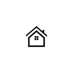 house icon isolated on white