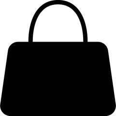Simple vector icon shopping bag