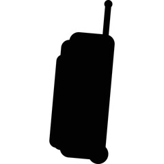 Simple vector icon travel suitcase