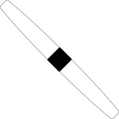 Simple vector icon nail file
