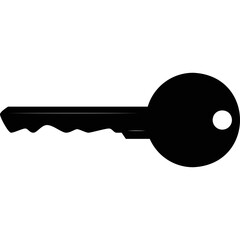 Simple vector icon key
