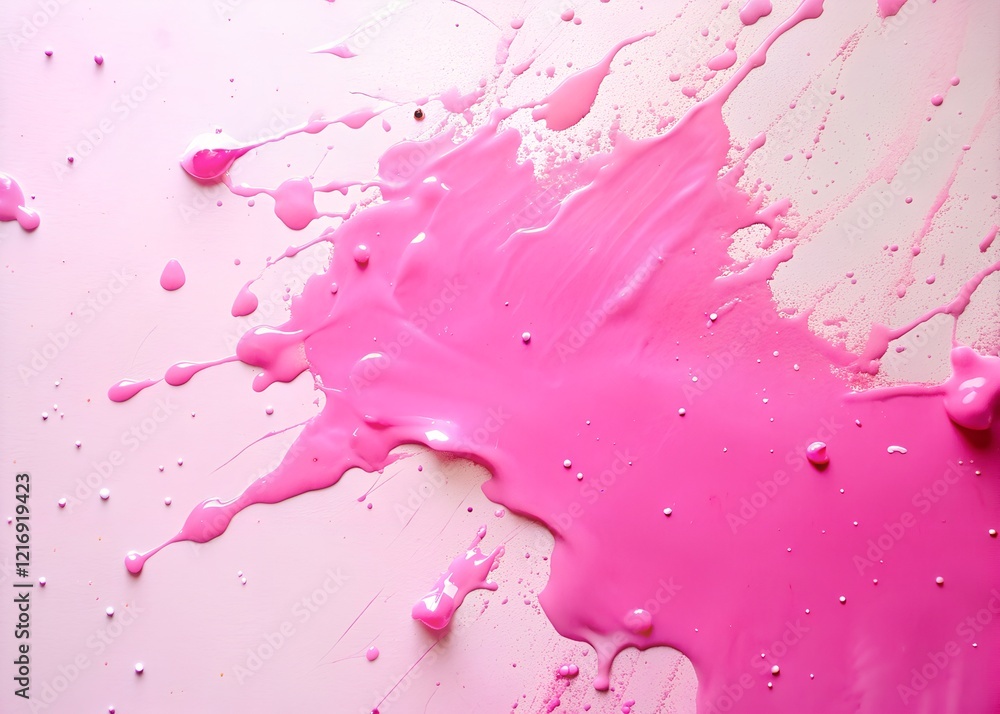 Aufkleber bright pink paint splashes create an artistic background effect for a creative project or design use