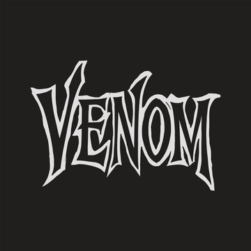 Venom t shirt design with black background