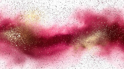 Fototapeta premium Colorful abstract cosmic painting with vibrant hues and sparkling details creating a celestial atmosphere
