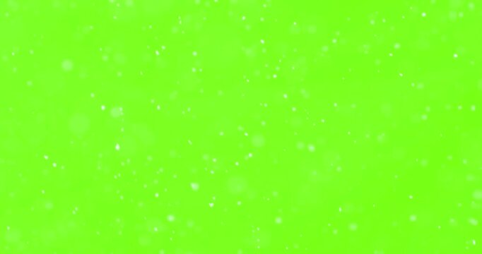 Snow Falling Video With Green Screen