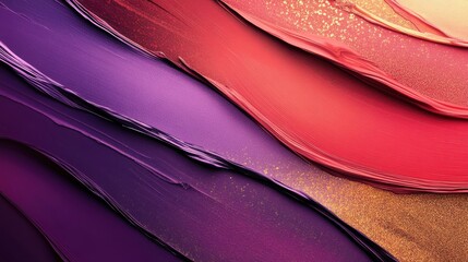 Vivid swirls of paint in rich hues create an artistic texture on a canvas, showcasing the beauty of color blending and innovative design techniques