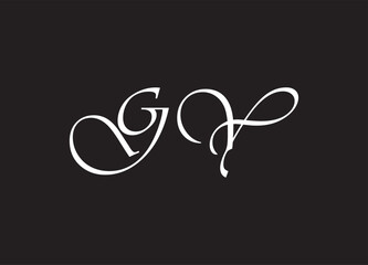 GY letter logo and initial logo design