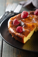 Homemade cottage cheese pie