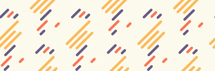 Modern abstract pattern with straight lines and vibrant stripes. Ideal for wallpaper, textile prints, and colourful vector backgrounds.