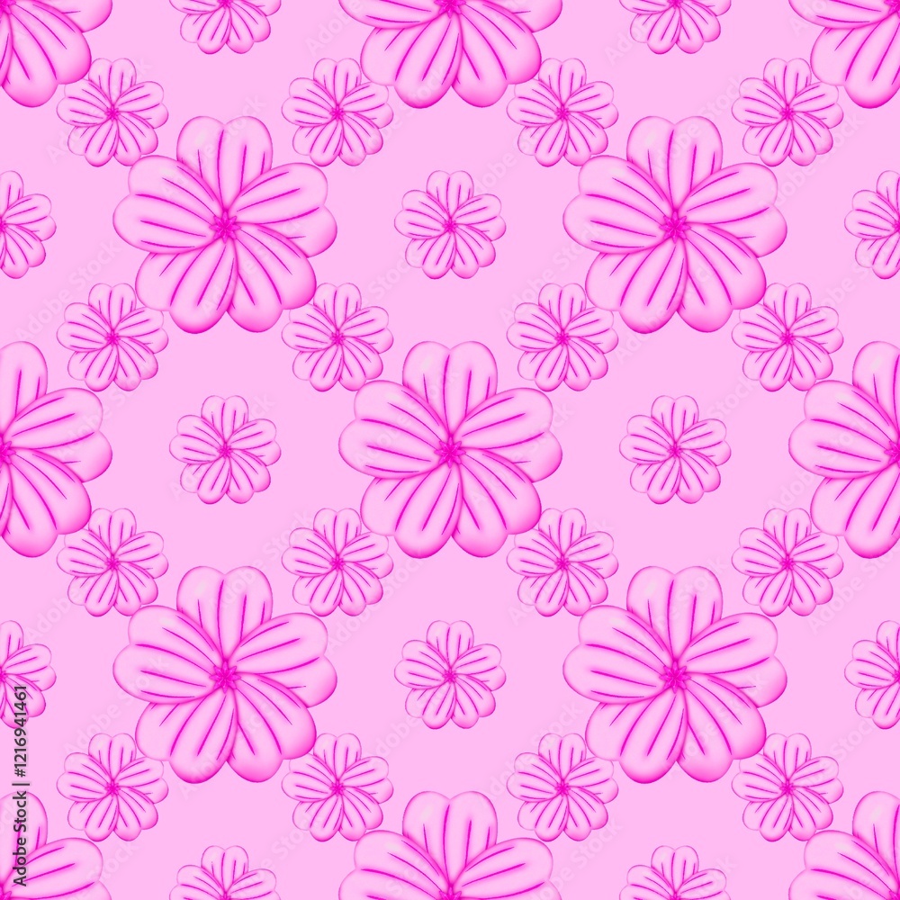 Canvas Prints seamless floral pattern