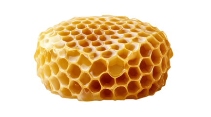 Honeycomb, honey, realistic photography, isolated on transparent background png