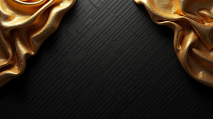 Luxury Gold and Black Textured Background