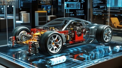 Emphasizing efficiency and innovation in automotive design.