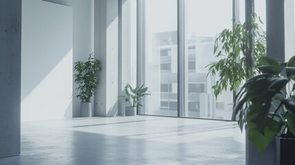 Fototapeta premium Modern Minimalist Interior Design