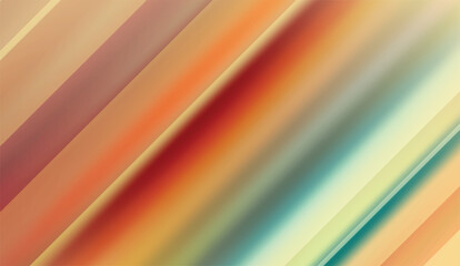 Diagonal Color Gradient Stripes with Warm Earth Tones and Cool Accents, Smooth Blended Transition Abstract Background