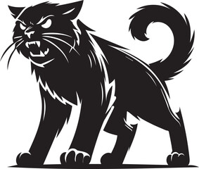 Naklejka premium illustration of a cat