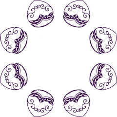 Beautiful flower art and mandala vector design