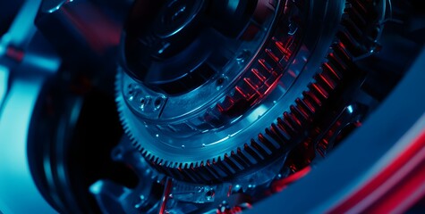 Fototapeta premium background with gears