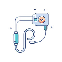 endoscope icon, endoscope vector illustration-simple illustration of endoscope, perfect for endoscope logos and icons