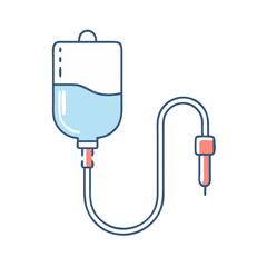 infusion tube icon, infusion tube vector illustration-simple illustration of infusion tube, perfect for infusion tube logos and icons
