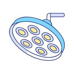 light for surgery icon, light for surgery vector illustration-simple illustration of light for surgery, perfect for light for surgery logos and icons