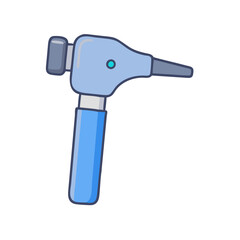 otoscope icon, otoscope vector illustration-simple illustration of otoscope, perfect for otoscope logos and icons