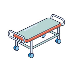 stretcher icon, stretcher vector illustration-simple illustration of stretcher, perfect for stretcher logos and icons