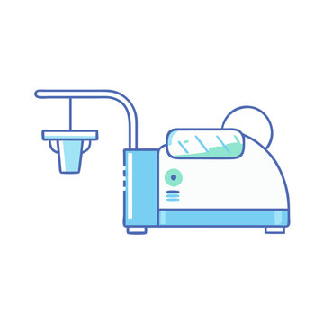 blue and white nebulizer machine clip art preview