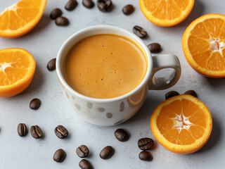 Refreshing Japanese Orange Coffee Blend, Aromatic Japanese Coffee with Zesty Orange Notes
