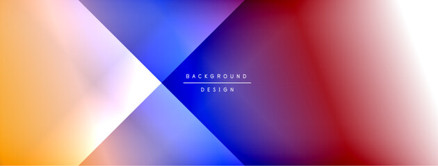 Dynamic shadow lines with gradient colors geometric background
