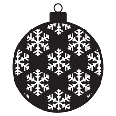 Christmas ball, Christmas ball icon vector, Christmas bauble vector illustration