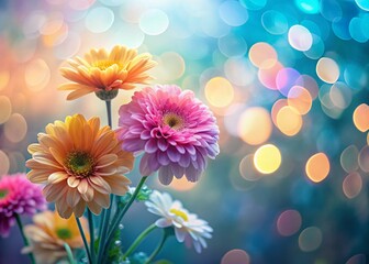Fototapeta premium Minimalist Flower Abstract Background for Creative Design - Portrait Photography