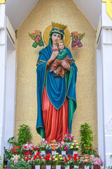 Our Lady of Perpetual Help Catholic Madonna and Child Religious statue