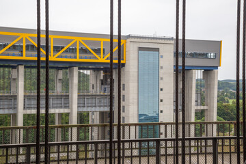 Neues Schiffshebewerk in Niederfinow