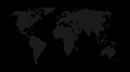 World dotted map © Ирина Т