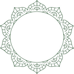 Beautiful flower art and mandala vector design