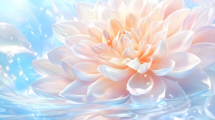 Fototapeta premium Elegant Pastel Flower Design with Timeless Charm and High Quality