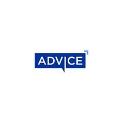 advice consulting logo, chat counseling technology design, financial consult logotype