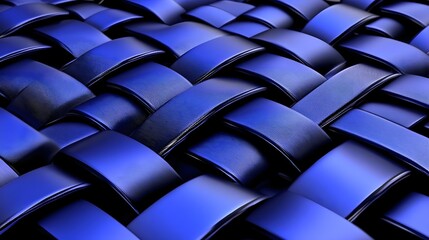 Obraz premium Sleek Blue Circuit Pattern Design with High-Quality Photorealism